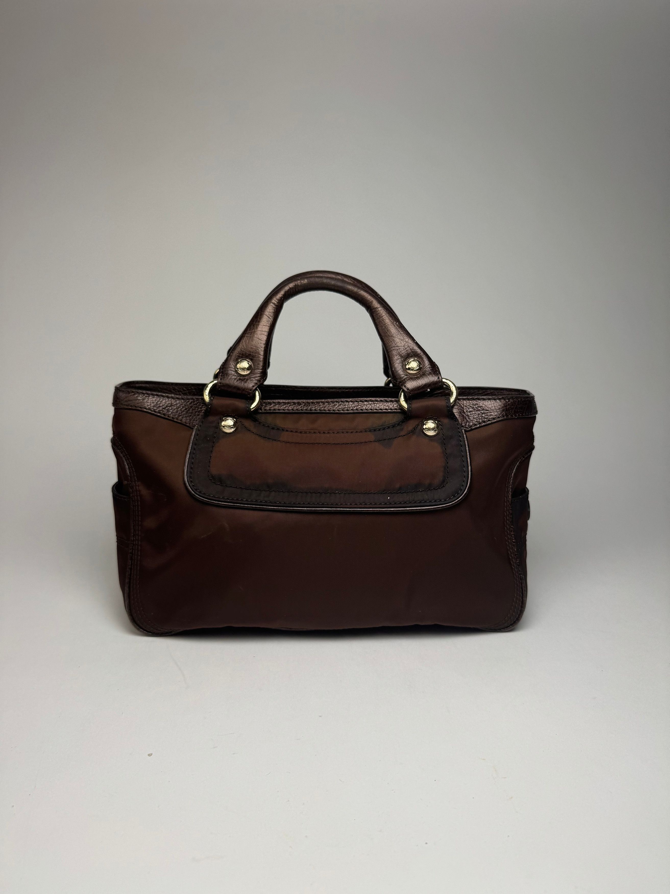 Celine Vintage Polyester Bag brown Size ONE SIZE - 9 Thumbnail