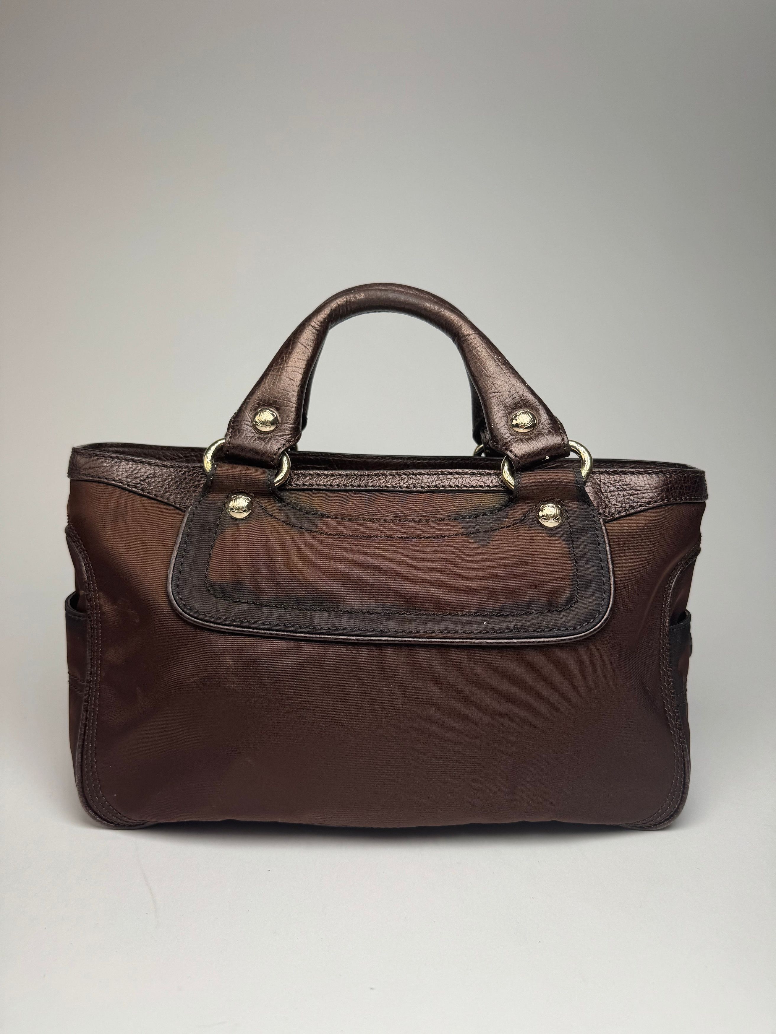 Celine Vintage Polyester Bag brown Size ONE SIZE - 2 Thumbnail