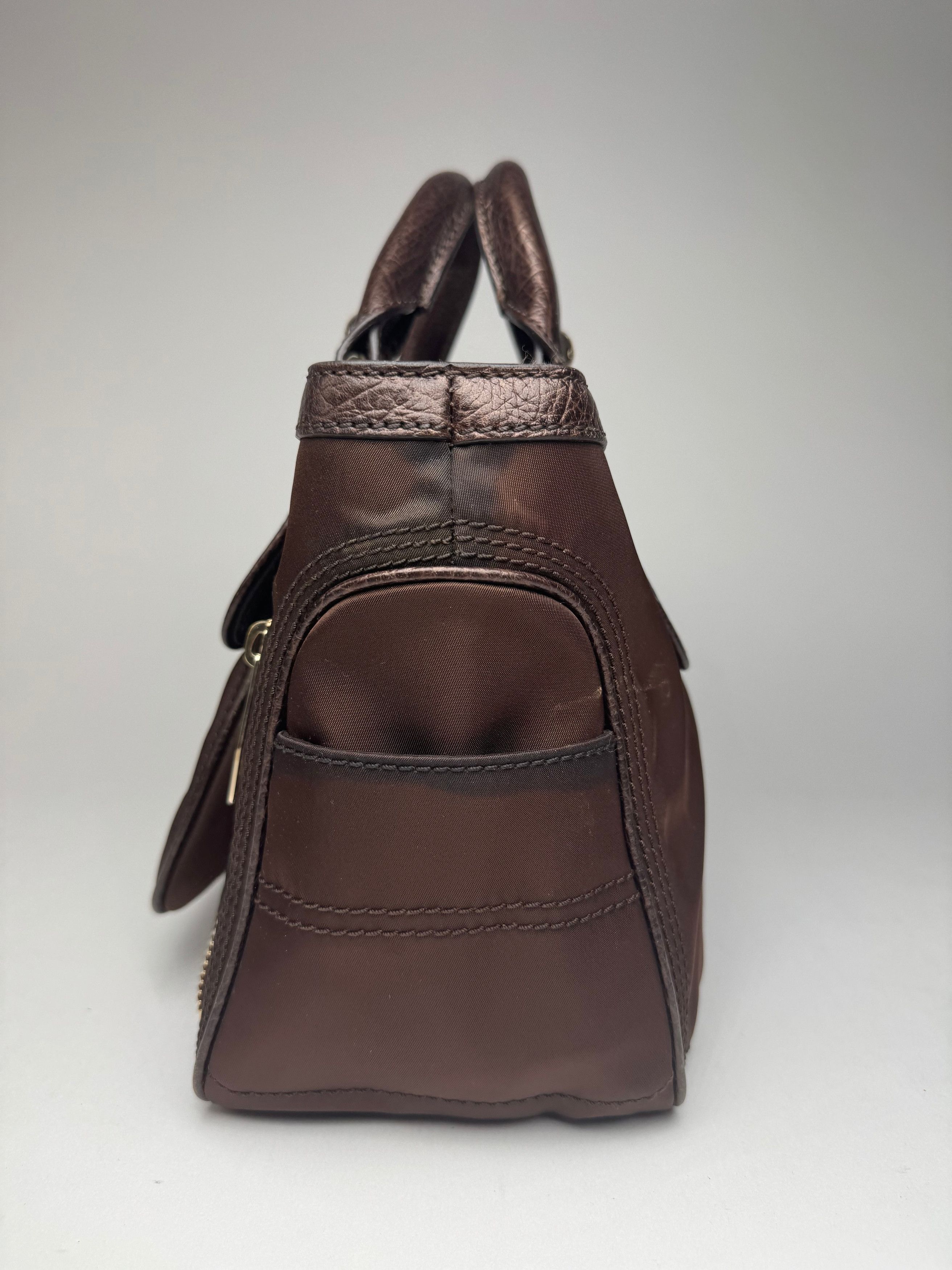 Celine Vintage Polyester Bag brown Size ONE SIZE - 10 Thumbnail