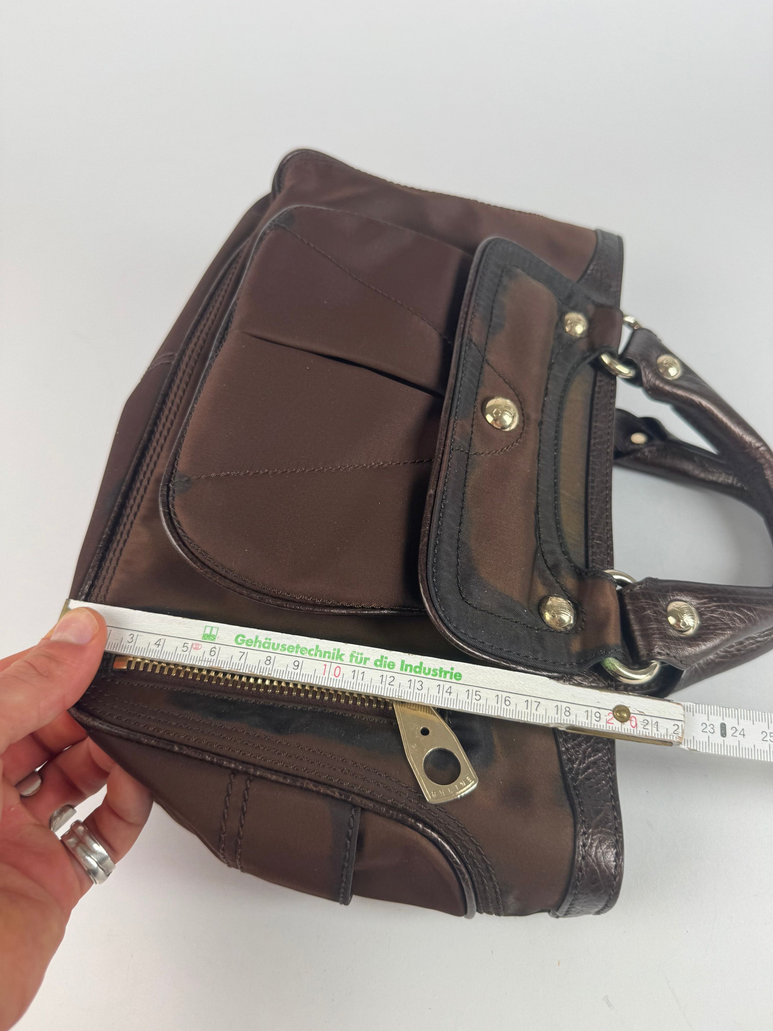Celine Vintage Polyester Bag brown Size ONE SIZE - 3 Thumbnail