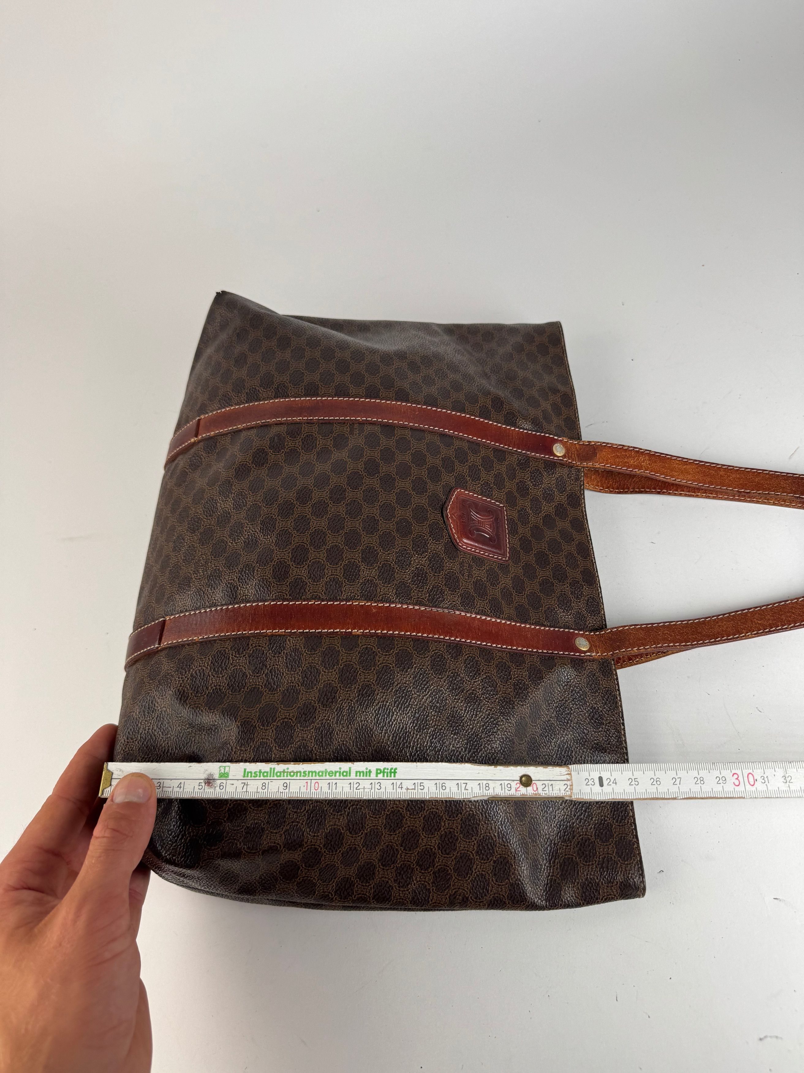 Celine Vintage Leather monogram Big bag brown Size ONE SIZE - 12 Thumbnail