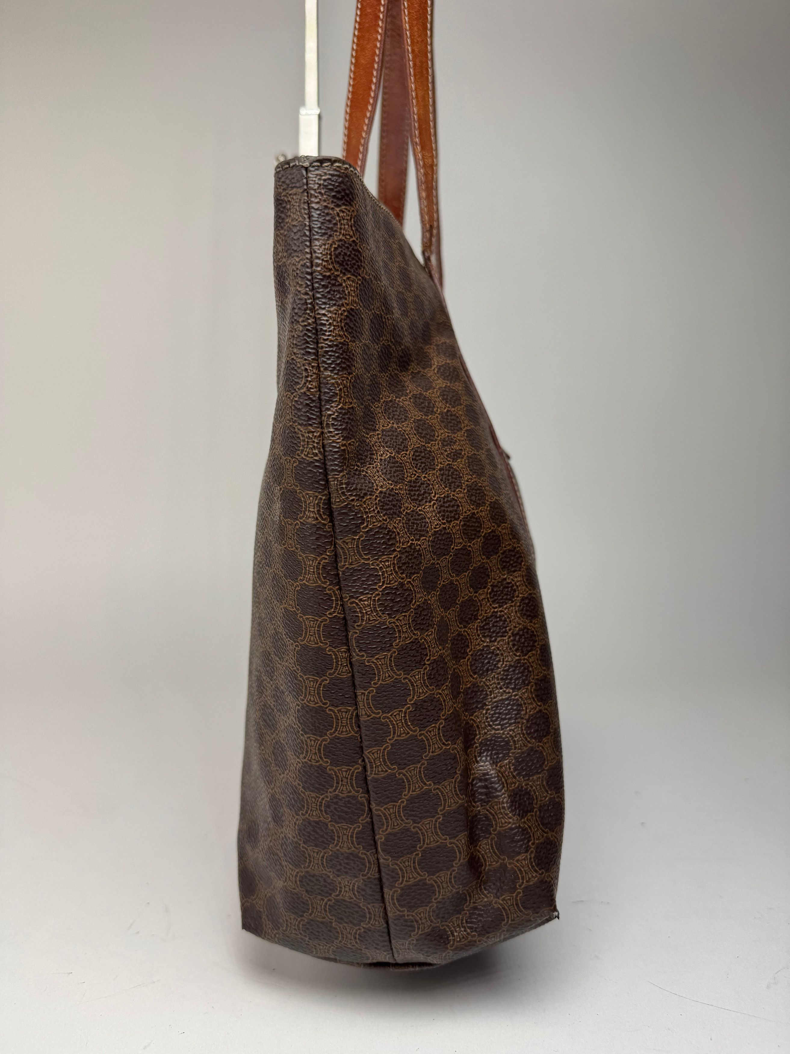 Celine Vintage Leather monogram Big bag brown Size ONE SIZE - 7 Thumbnail