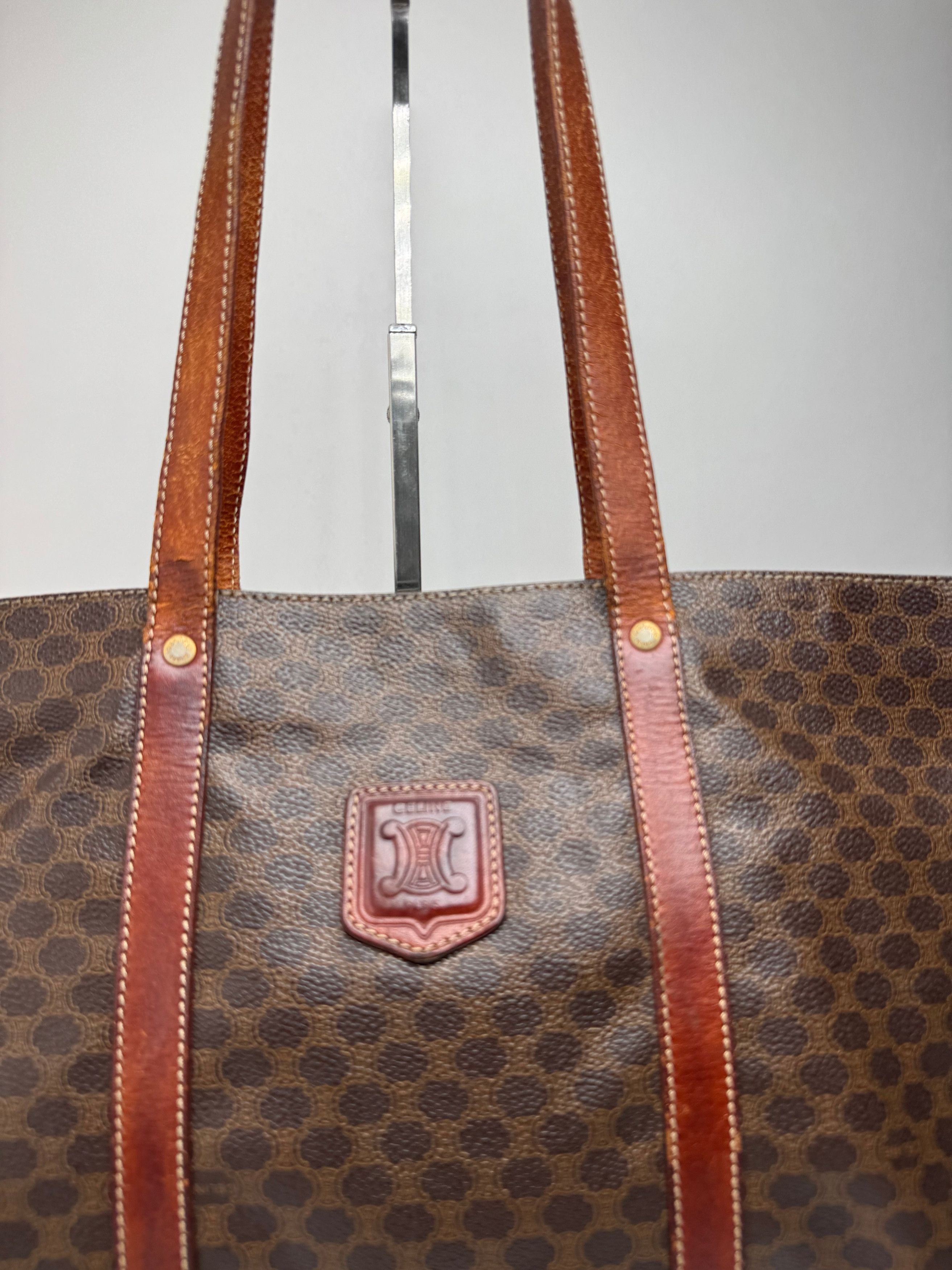 Celine Vintage Leather monogram Big bag brown Size ONE SIZE - 2 Thumbnail