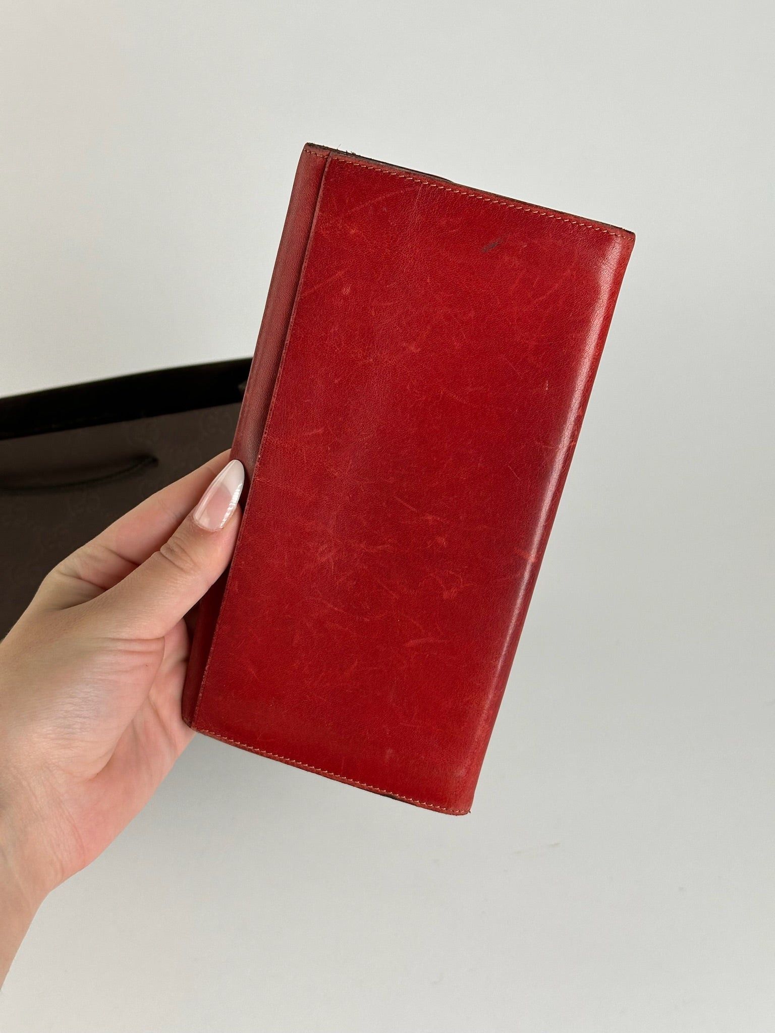 Gucci Vintage Leather Horsebit Wallet red Size ONE SIZE - 6 Thumbnail