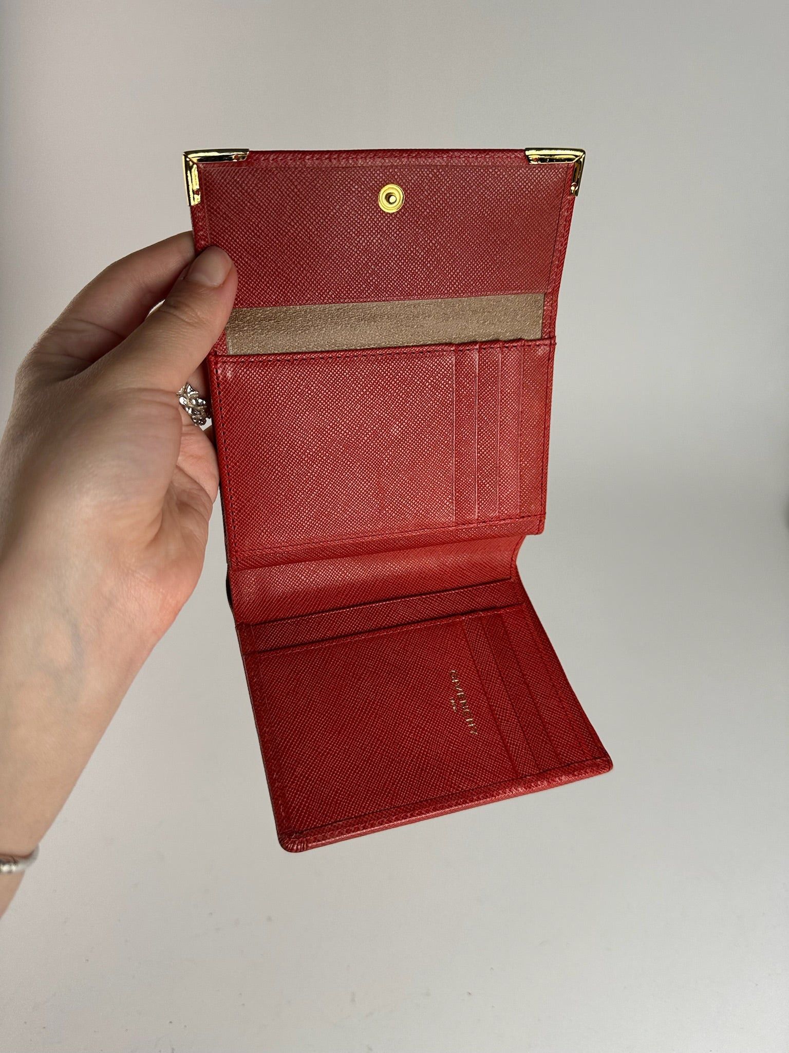Givenchy Vintage Leather Wallet red Size ONE SIZE - 10 Thumbnail