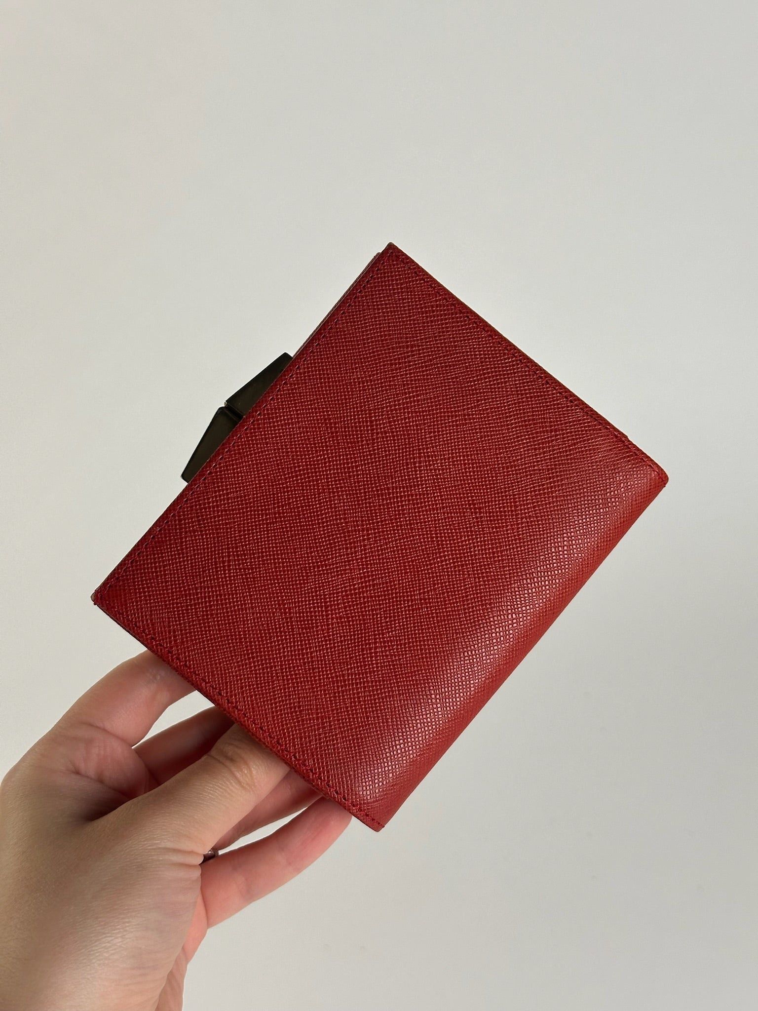 Givenchy Vintage Leather Wallet red Size ONE SIZE - 12 Thumbnail