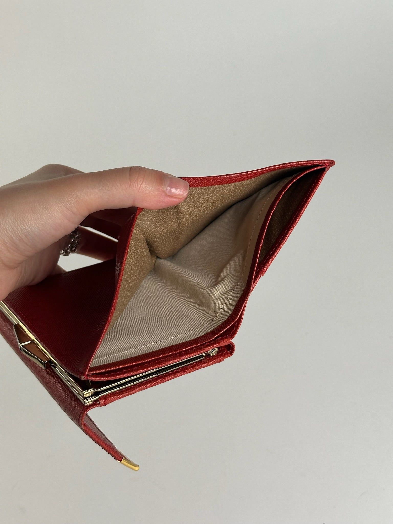 Givenchy Vintage Leather Wallet red Size ONE SIZE - 6 Thumbnail