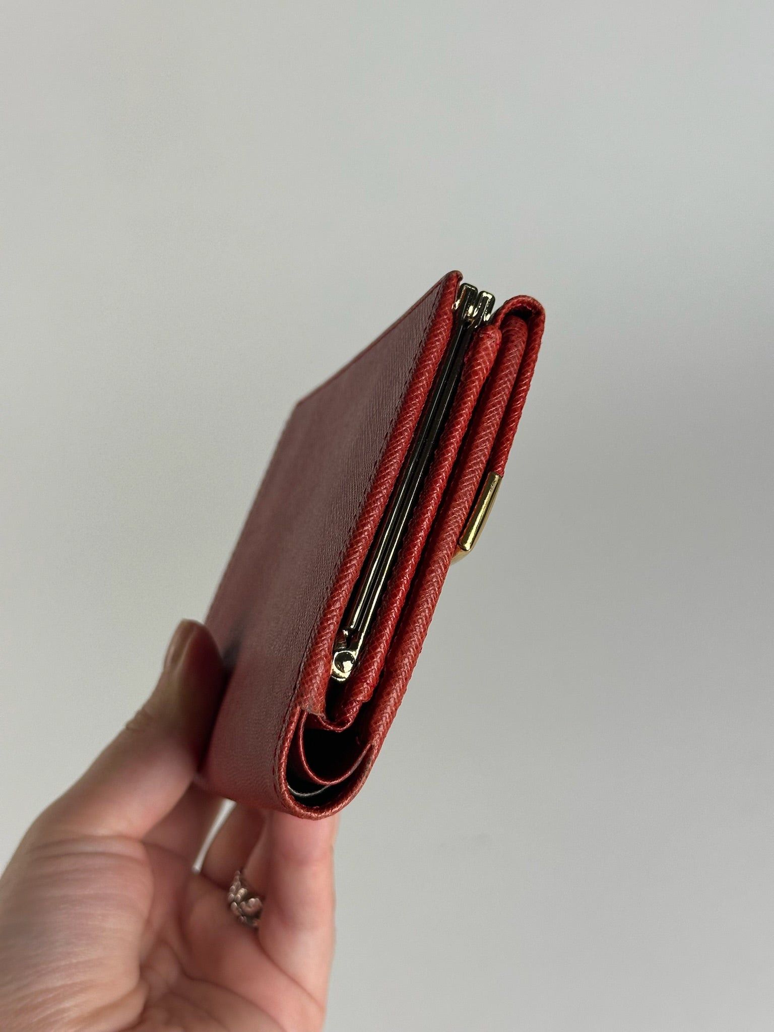 Givenchy Vintage Leather Wallet red Size ONE SIZE - 4 Thumbnail