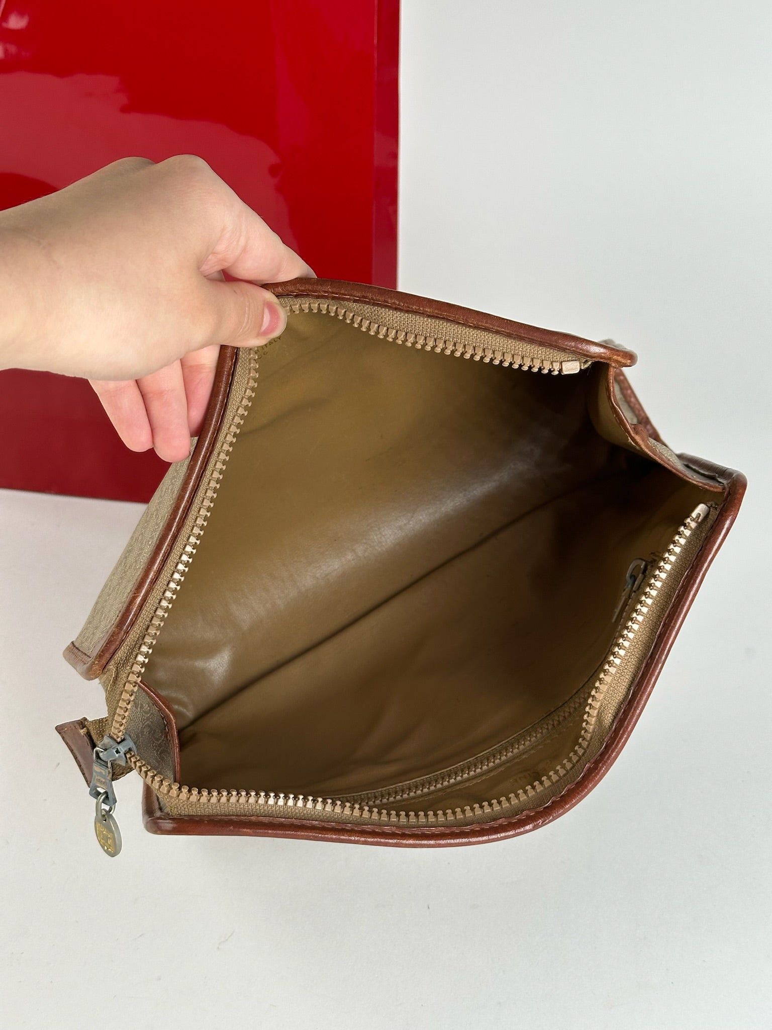 Celine Vintage Paris leather clutch black Size ONE SIZE - 5 Thumbnail