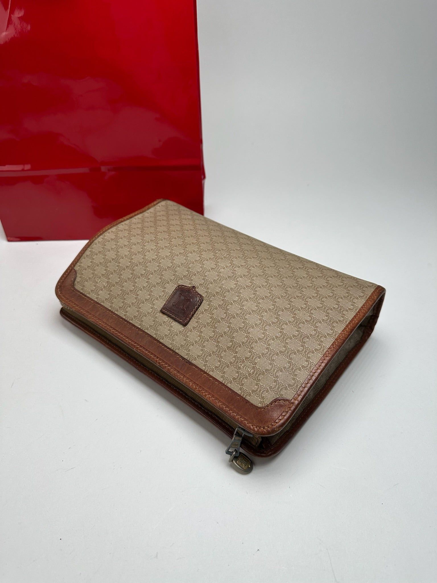 Celine Vintage Paris leather clutch black Size ONE SIZE - 11 Thumbnail