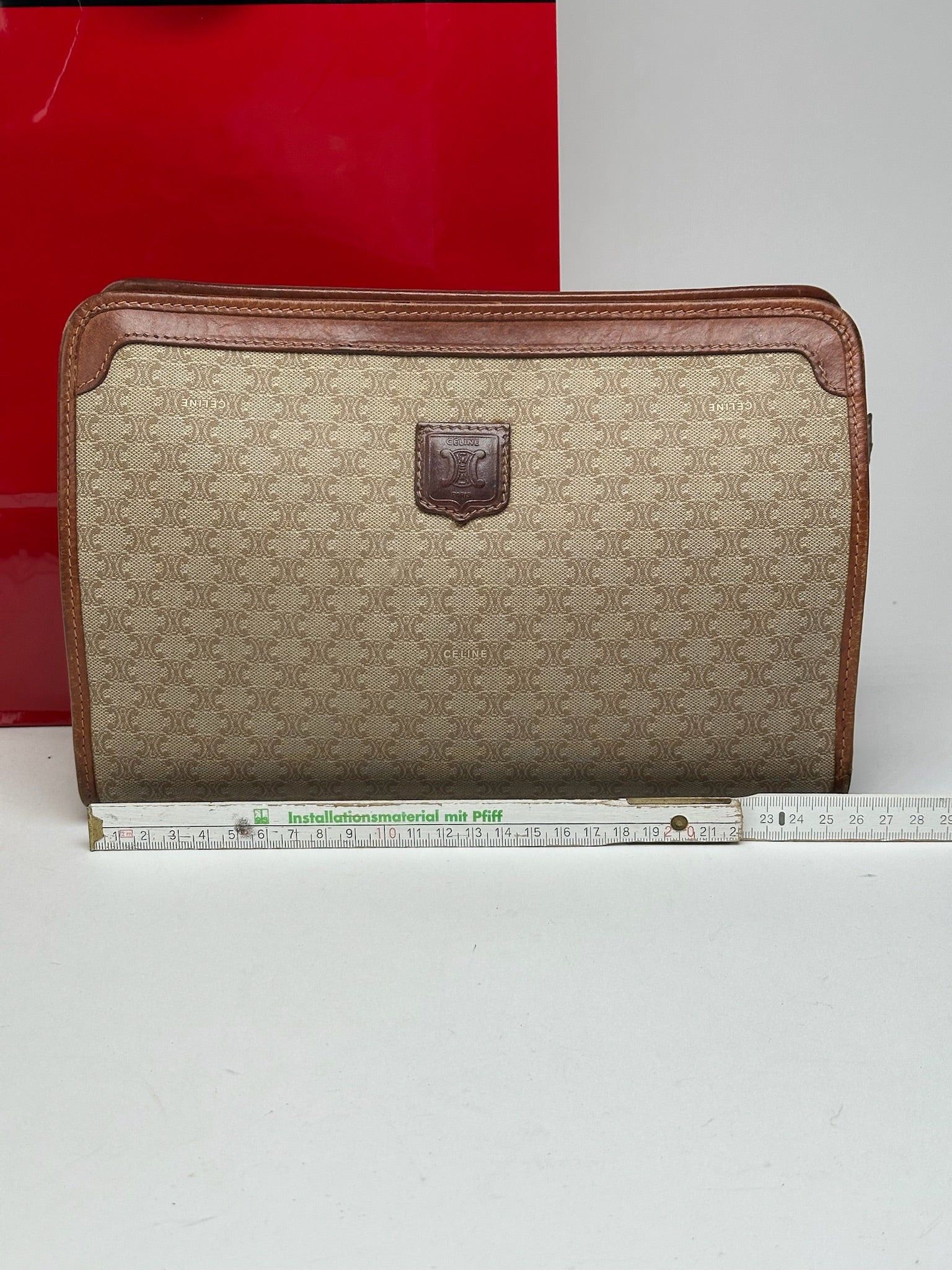 Celine Vintage Paris leather clutch black Size ONE SIZE - 7 Thumbnail