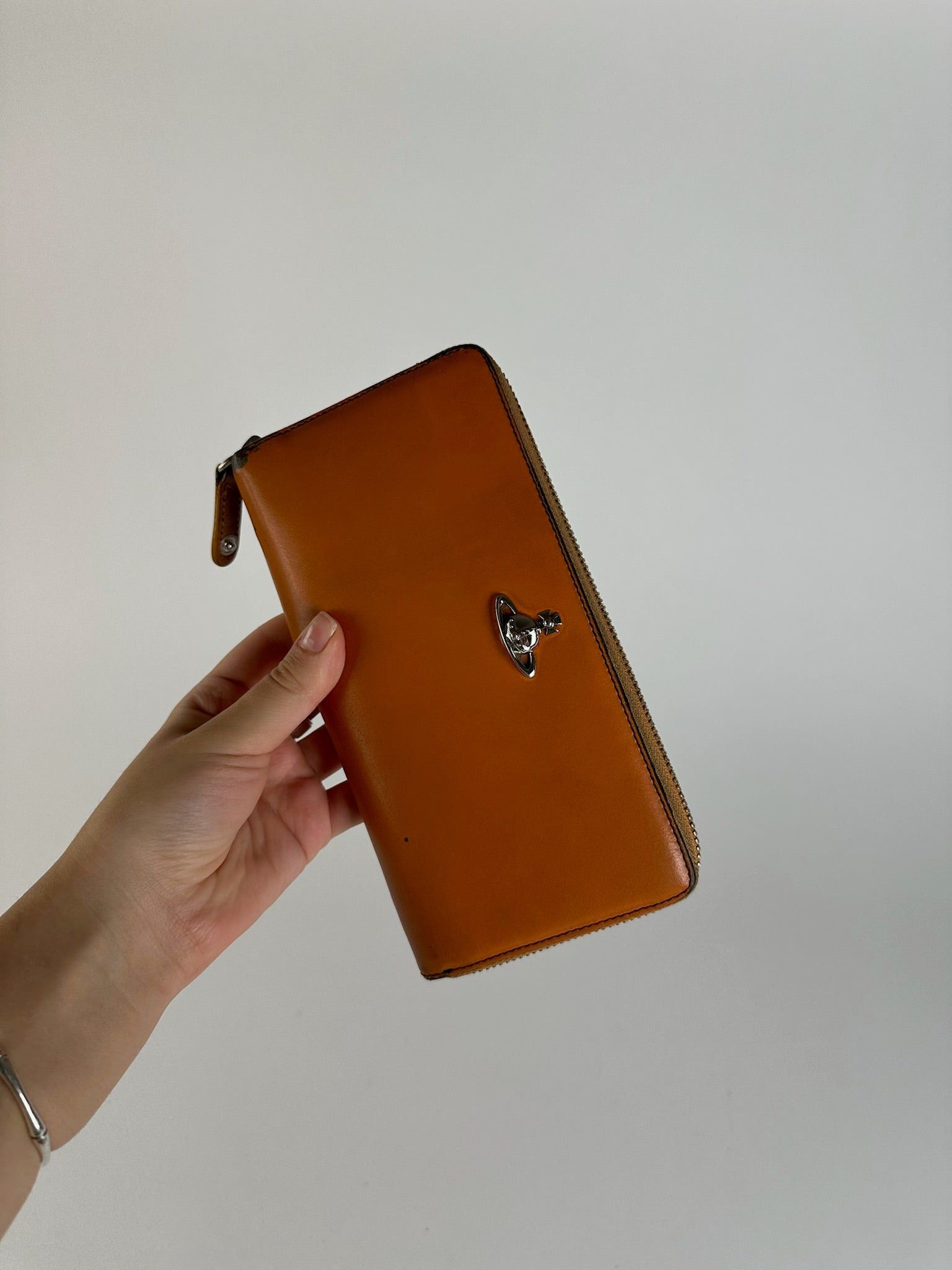 Vivienne Westwood Vintage Leather wallet orange Size ONE SIZE - 6 Thumbnail
