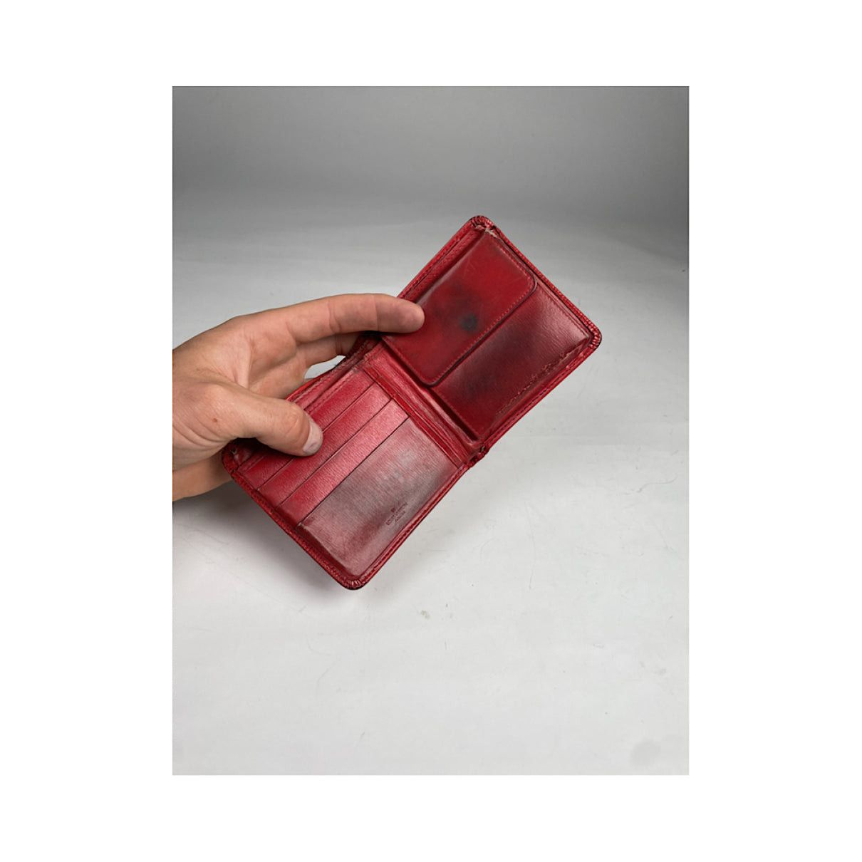 Louis Vuitton Red Leather Purse Size ONE SIZE - 3 Thumbnail