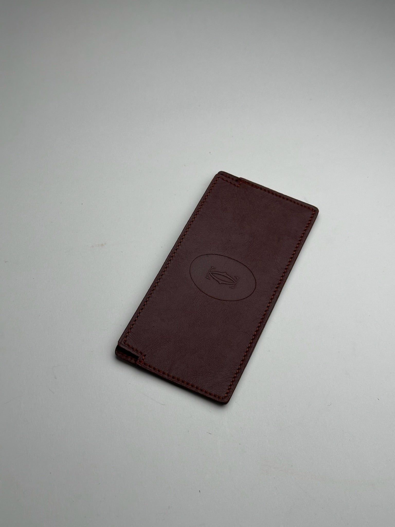 Cartier Vintage Leather ID Holder burgundy Size ONE SIZE - 8 Thumbnail