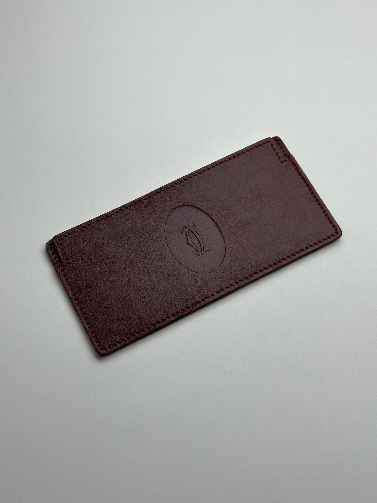 Cartier Vintage Leather ID Holder burgundy Size ONE SIZE - 6 Thumbnail