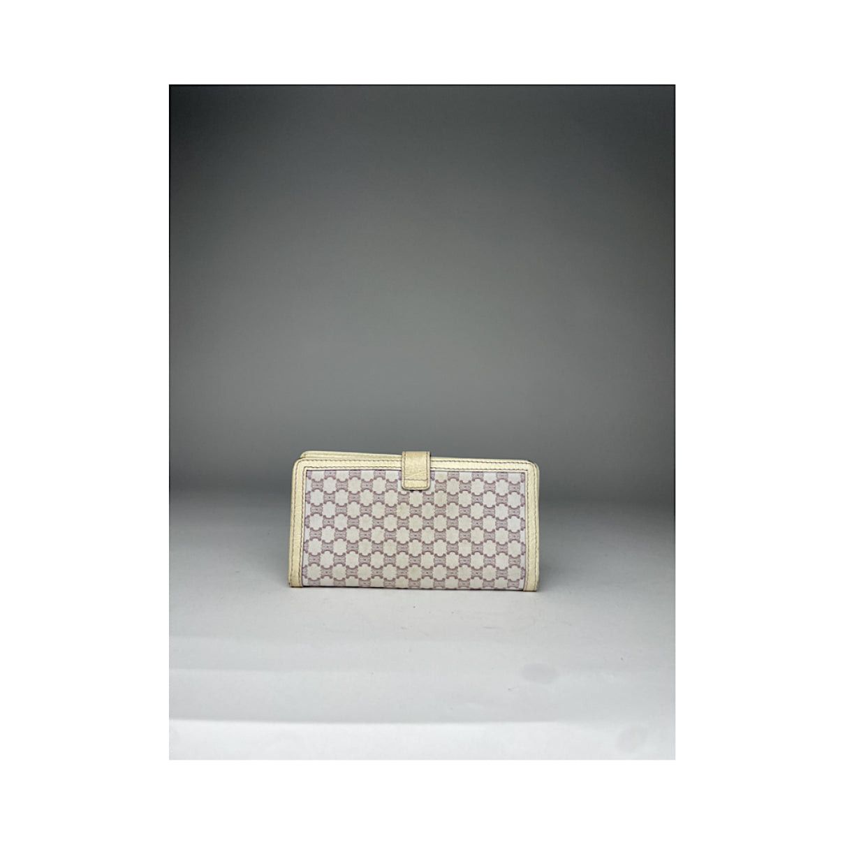 Celine Triomphe White Leather Wallet Size ONE SIZE - 2 Thumbnail