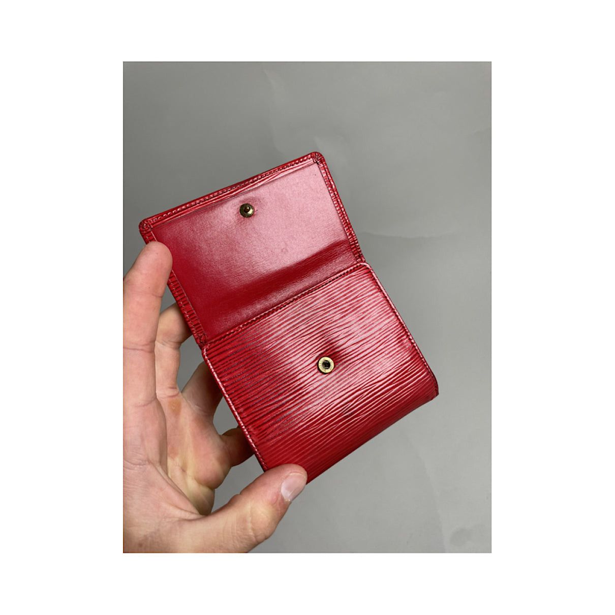 Louis Vuitton Grenelle Red Leather Wallet Size ONE SIZE - 4 Thumbnail