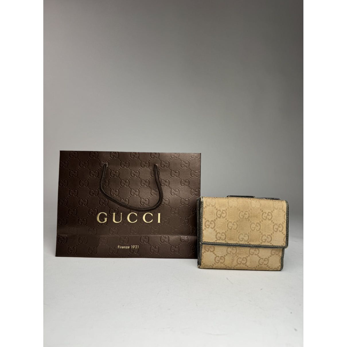 Gucci Ophidia Gold Cotton Wallet Size ONE SIZE - 2 Thumbnail