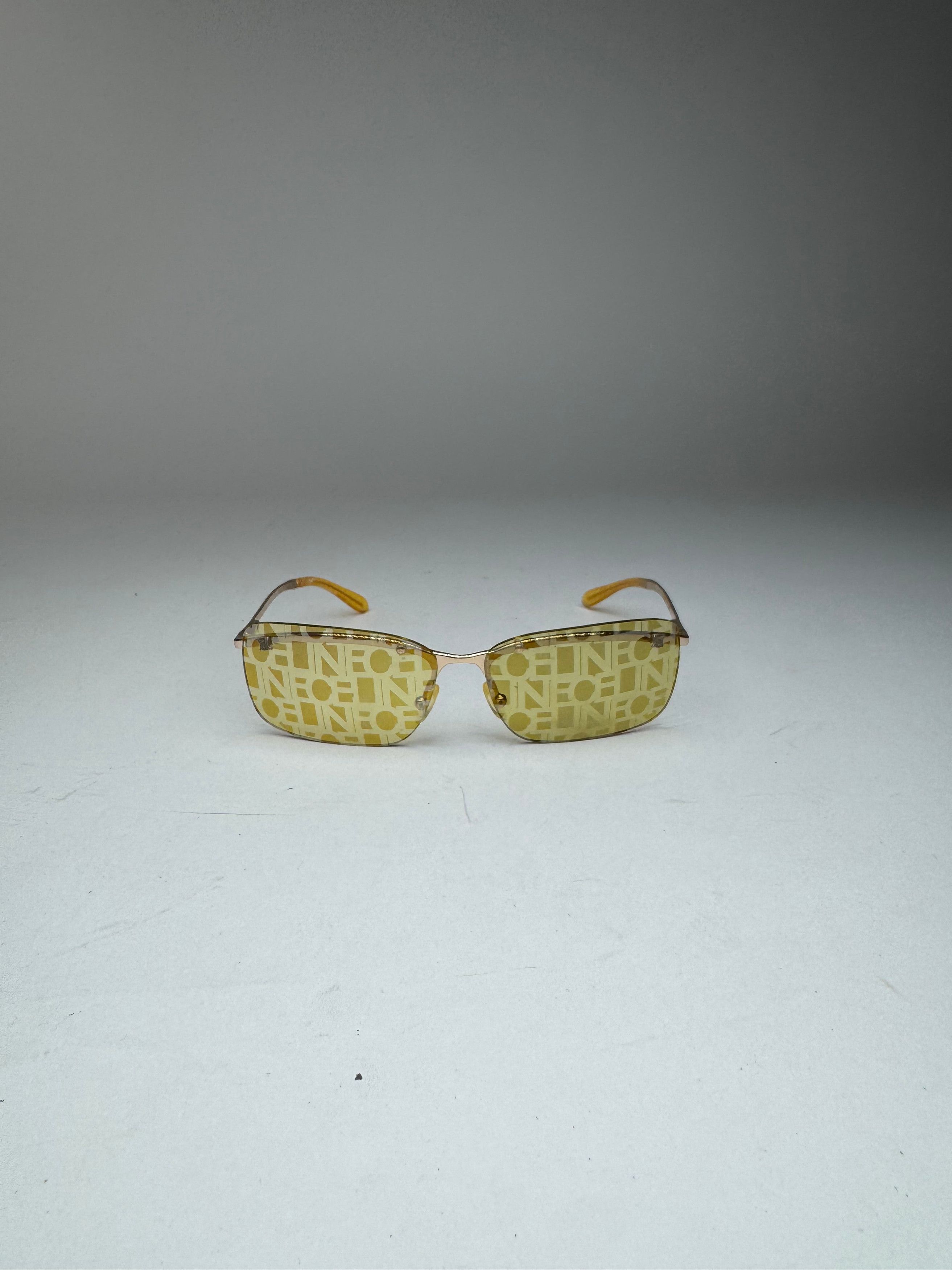 Celine Vintage Paris Frameless sunglasses Yellow Size ONE SIZE - 3 Thumbnail