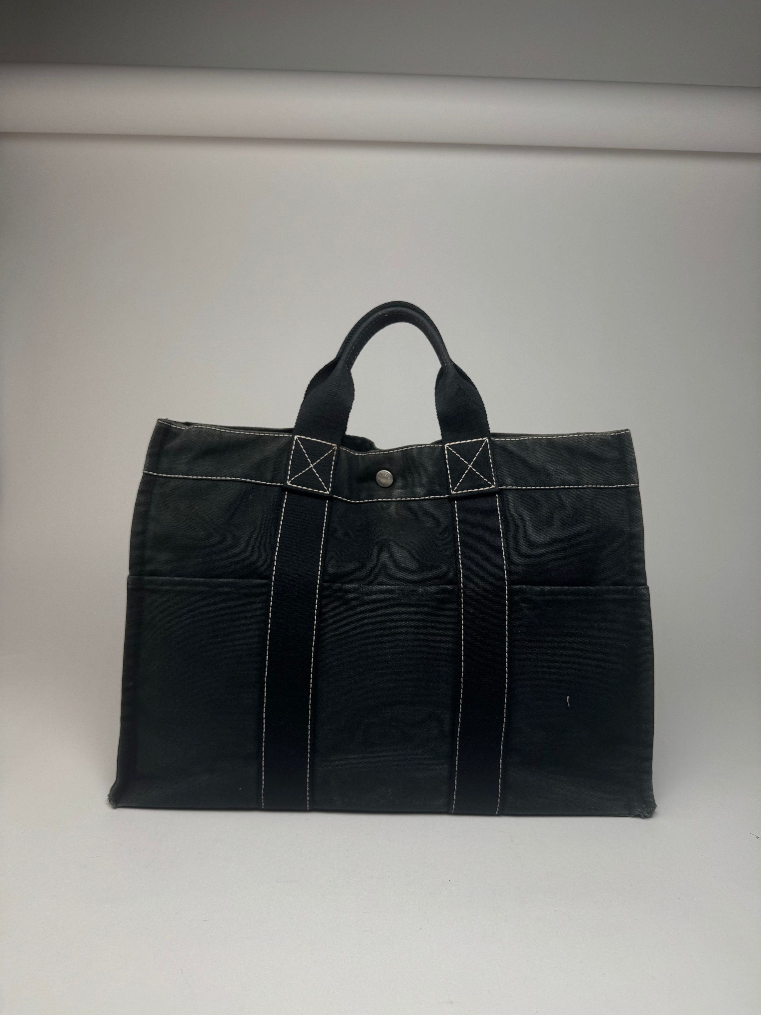 Other Vintage Hermes Shopper bag black Size ONE SIZE - 9 Thumbnail