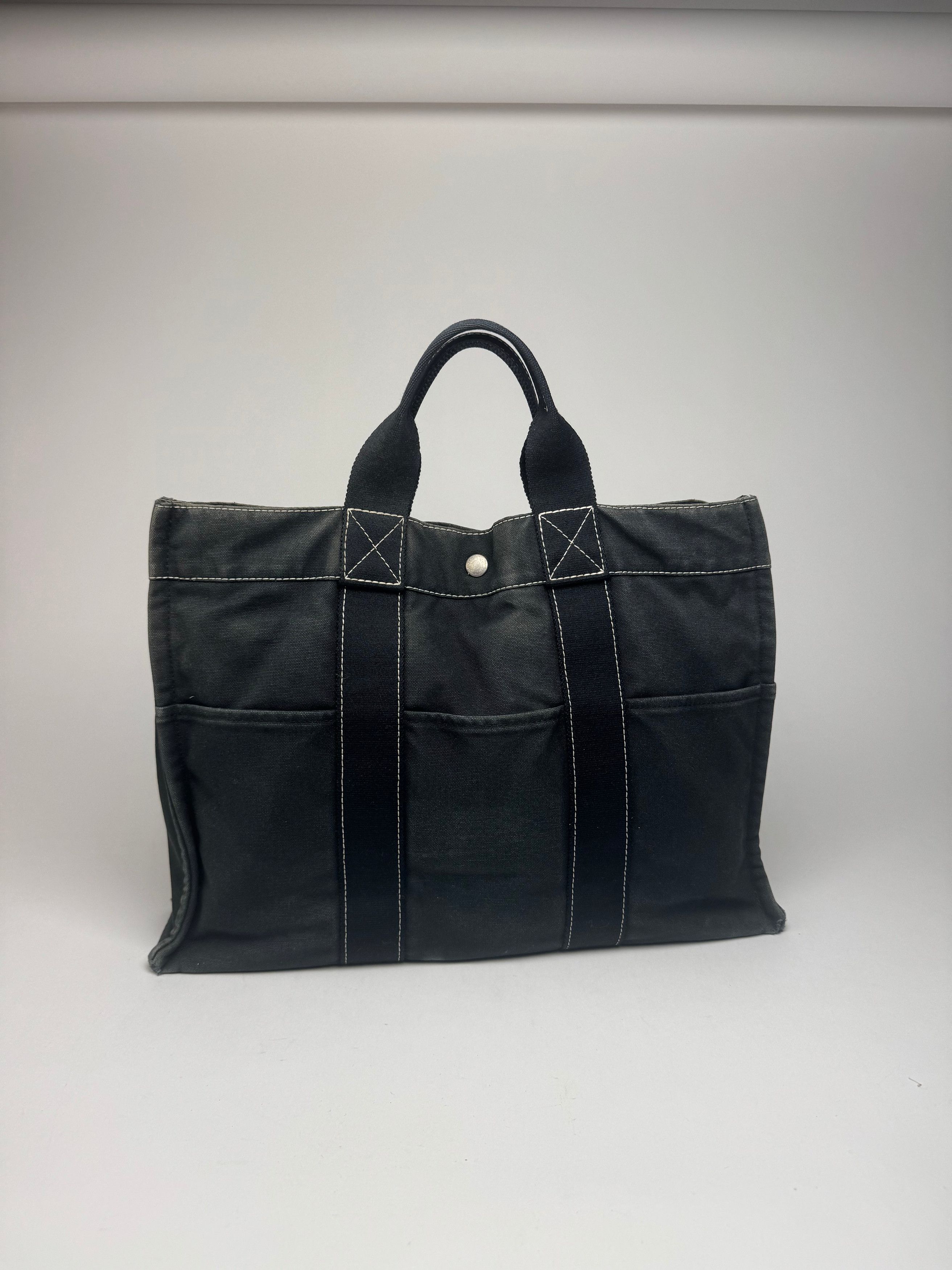 Other Vintage Hermes Shopper bag black Size ONE SIZE - 5 Thumbnail