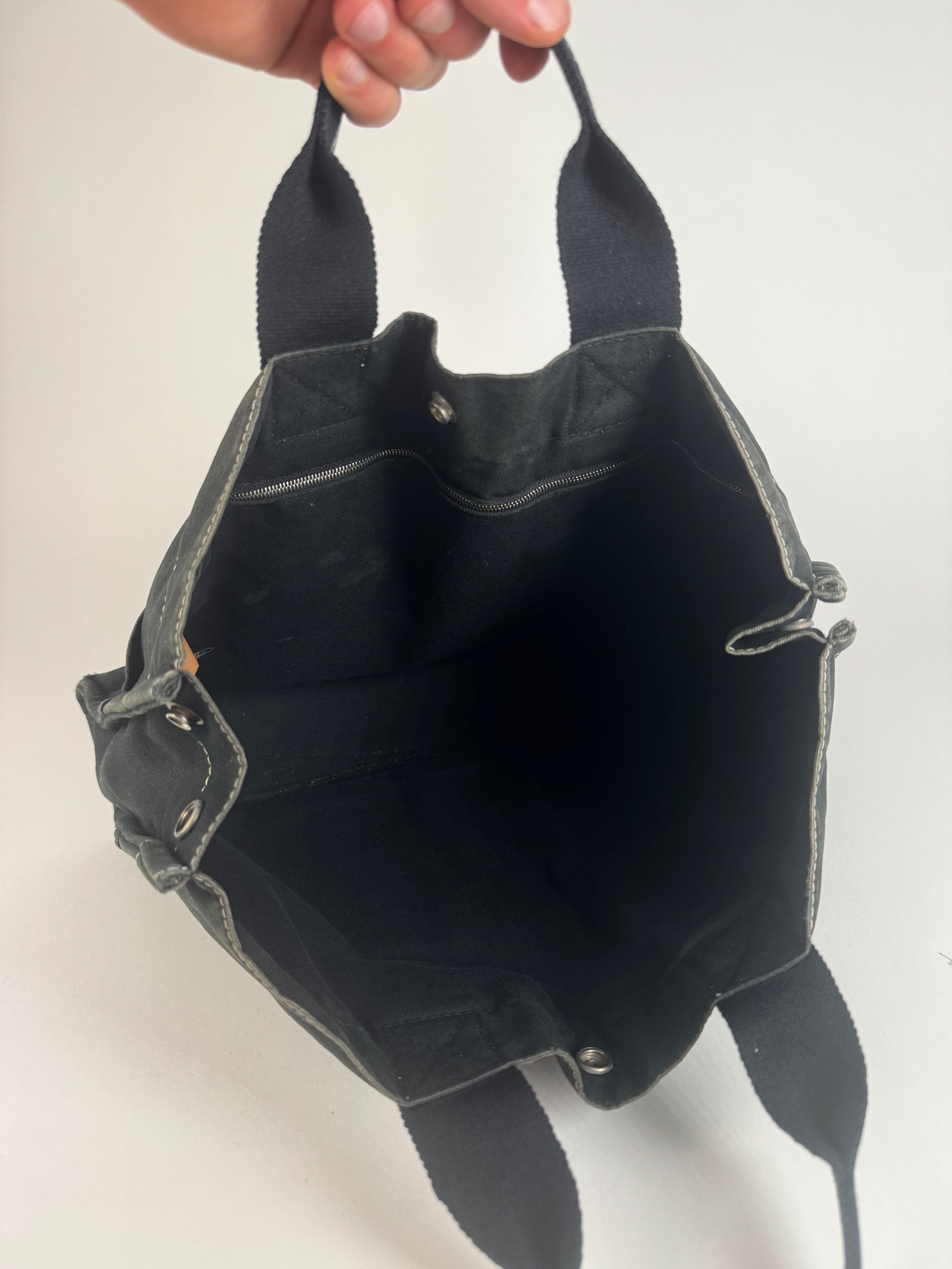 Other Vintage Hermes Shopper bag black Size ONE SIZE - 13 Thumbnail