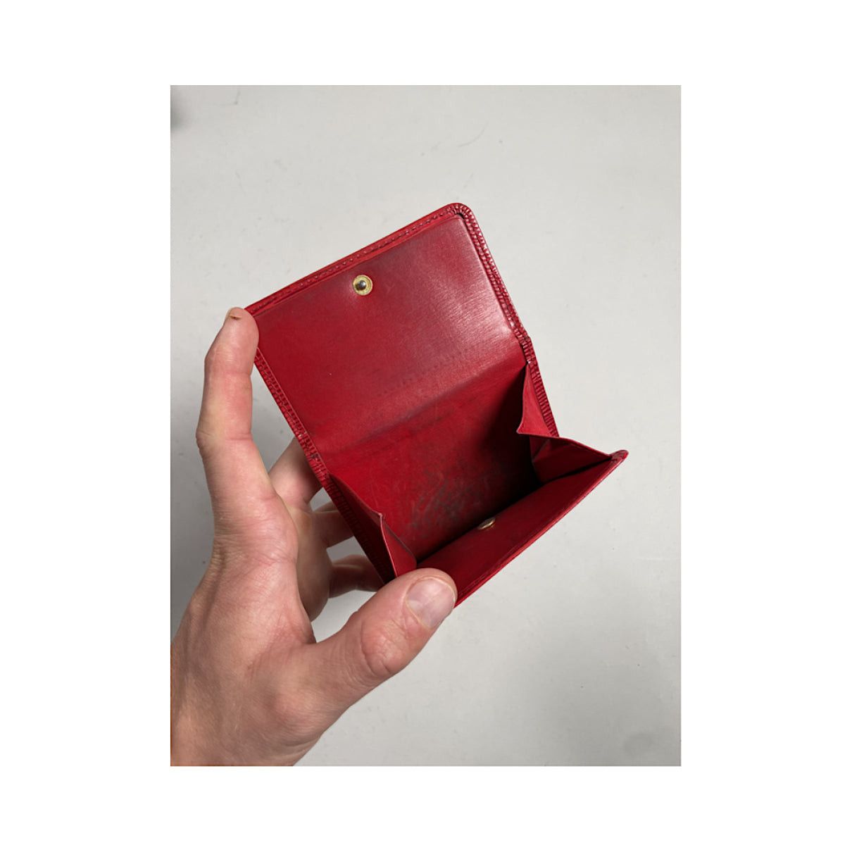 Louis Vuitton Pont 9 Red Leather Wallet Size ONE SIZE - 5 Thumbnail