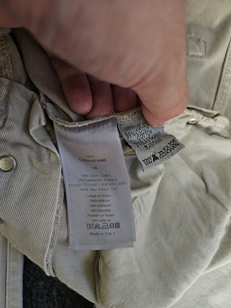 Dior Dior Casual Beige Paint Splatter Jeans-yf Size US 34 / EU 50 - 7 Thumbnail