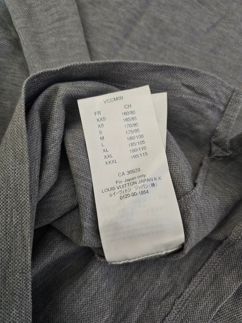 Louis Vuitton Louis Vuitton Men's Gray Short Sleeve Polo-yf Size US XL / EU 56 / 4 - 7 Thumbnail