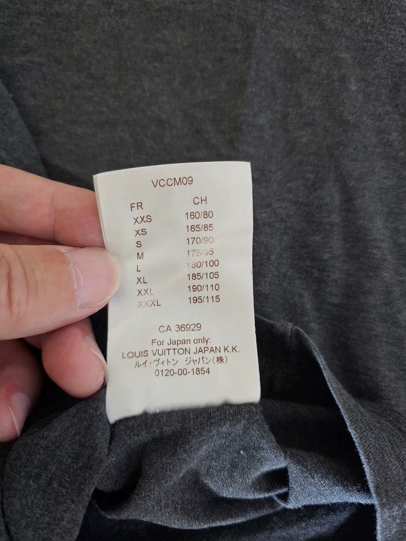 Louis Vuitton Louis Vuitton Men's Gray Short Sleeve T-shirt-yf Size US M / EU 48-50 / 2 - 7 Thumbnail