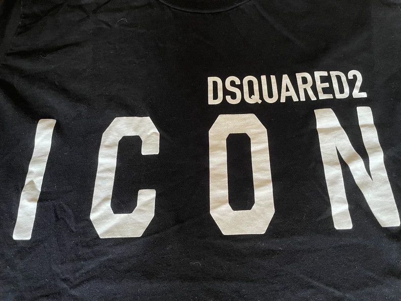 Dsquared2 Dsquared2 ICON Black Short Sleeve T-shirt-yf Size US S / EU 44-46 / 1 - 3 Thumbnail