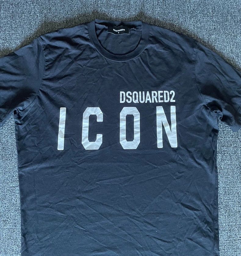 Dsquared2 Dsquared2 ICON Black Short Sleeve T-shirt-yf Size US S / EU 44-46 / 1 - 2 Thumbnail