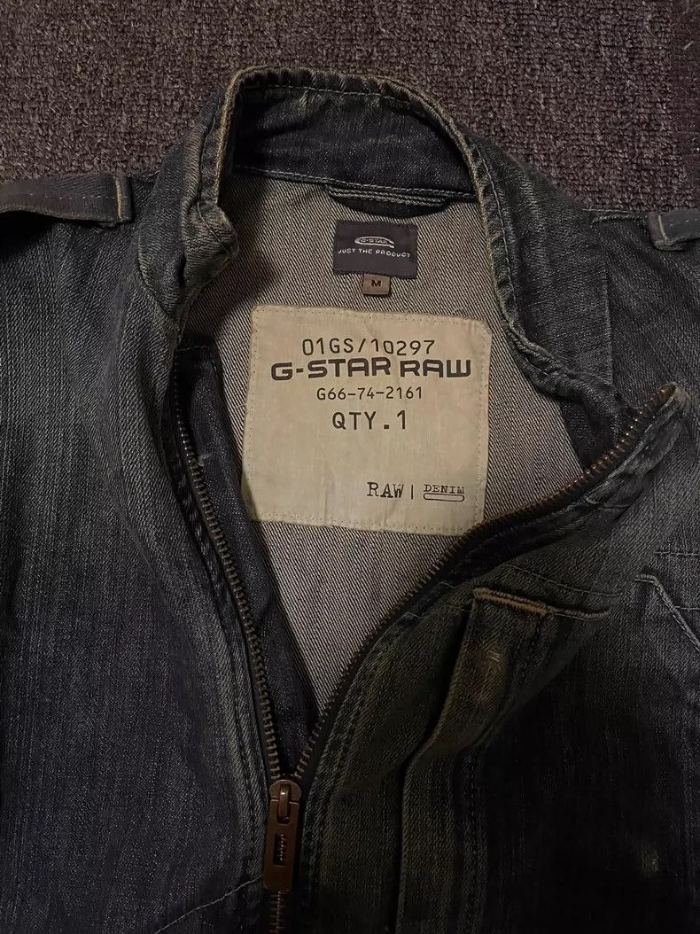 Vintage G-Star Raw Chopper Denim Jacket Limited-yf Size US M / EU 48-50 / 2 - 3 Thumbnail