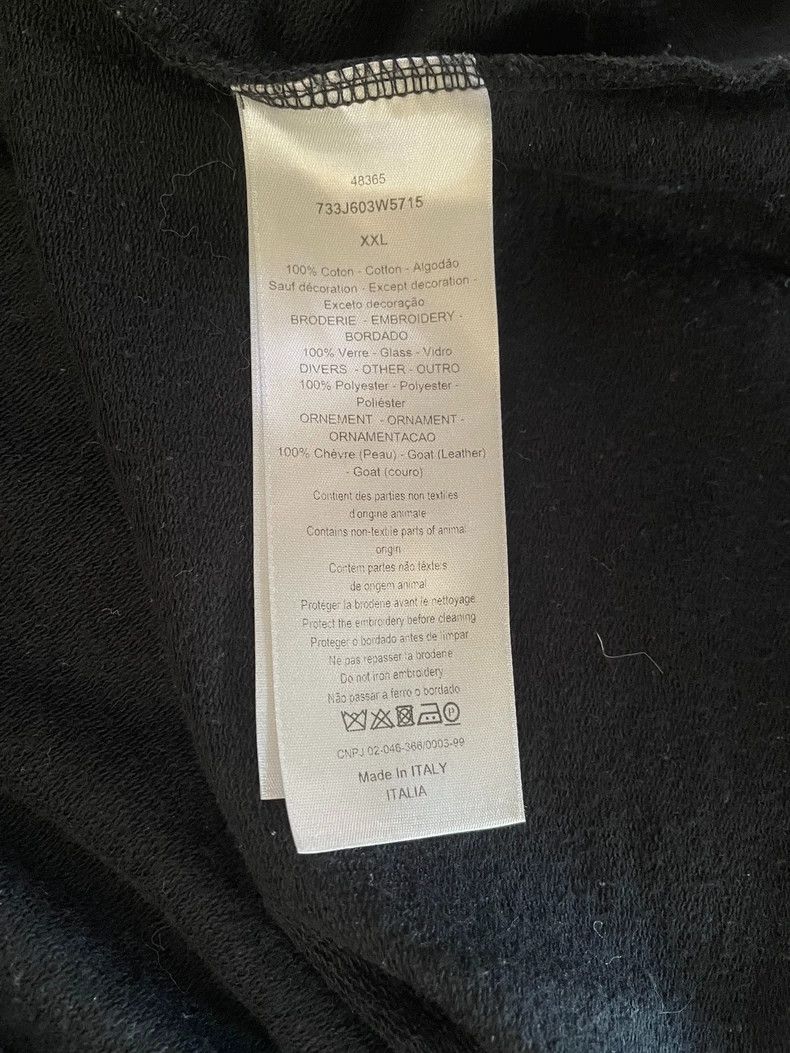 Dior Dior Black Bellflower Bead T-shirt-yf Size US XXL / EU 58 / 5 - 5 Thumbnail