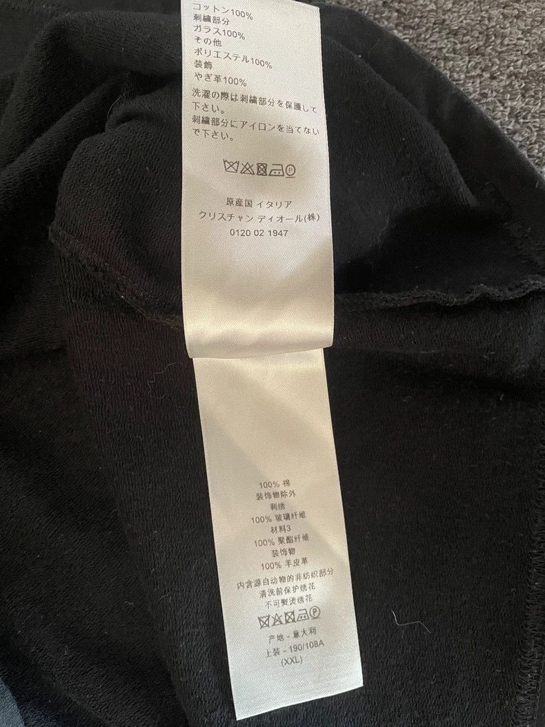 Dior Dior Black Bellflower Bead T-shirt-yf Size US XXL / EU 58 / 5 - 6 Thumbnail