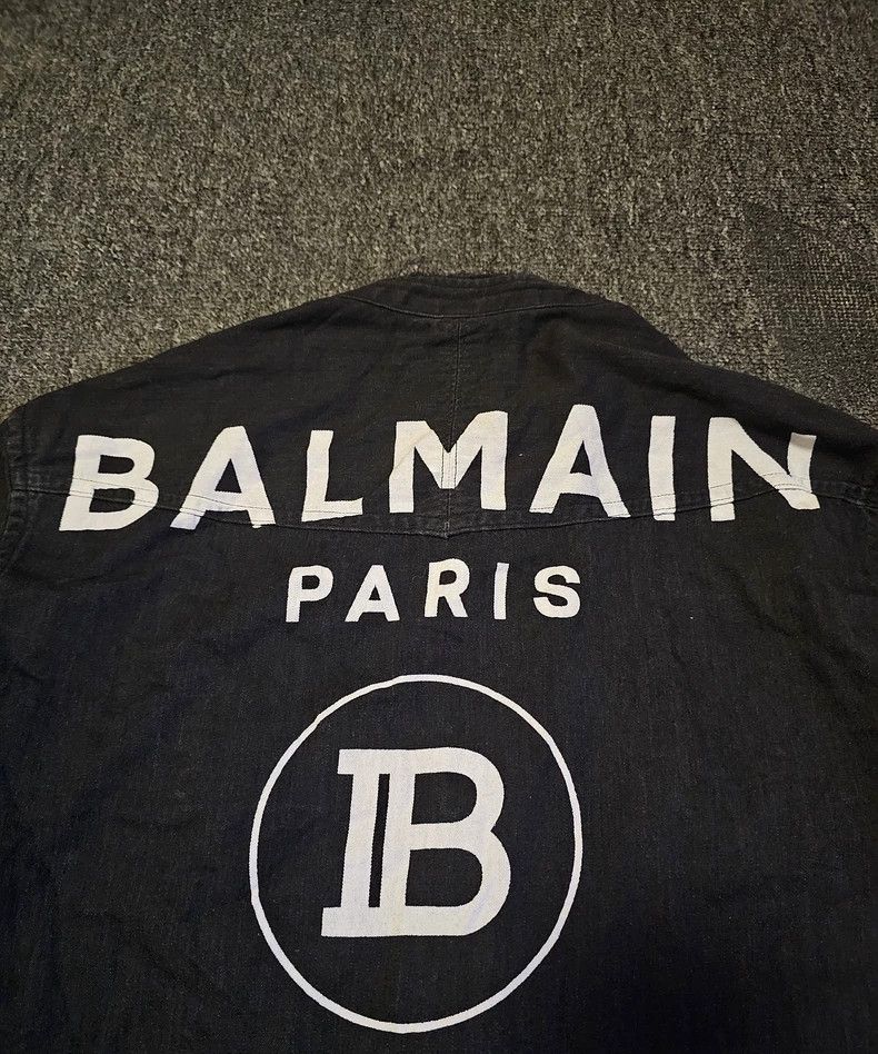 Balmain Balmain Paris Distressed Men's Shirt-yf Size US M / EU 48-50 / 2 - 4 Thumbnail
