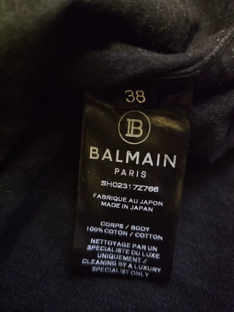 Balmain Balmain Paris Distressed Men's Shirt-yf Size US M / EU 48-50 / 2 - 5 Thumbnail