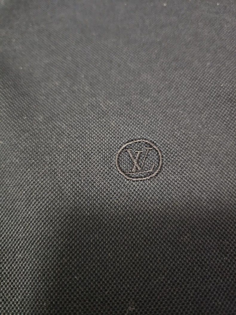 Louis Vuitton Louis Vuitton Navy Blue Polo Shirt-yf Size US XL / EU 56 / 4 - 3 Thumbnail