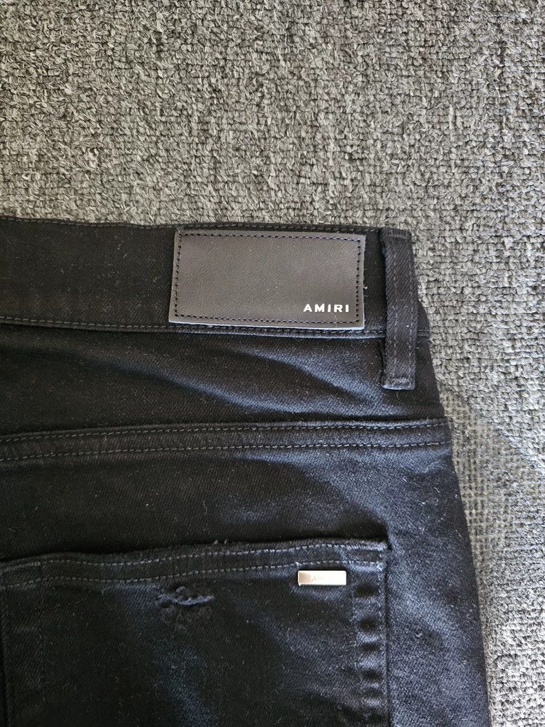 Amiri Amiri MX1 Distressed Black Jeans-yf Size US 33 - 5 Thumbnail