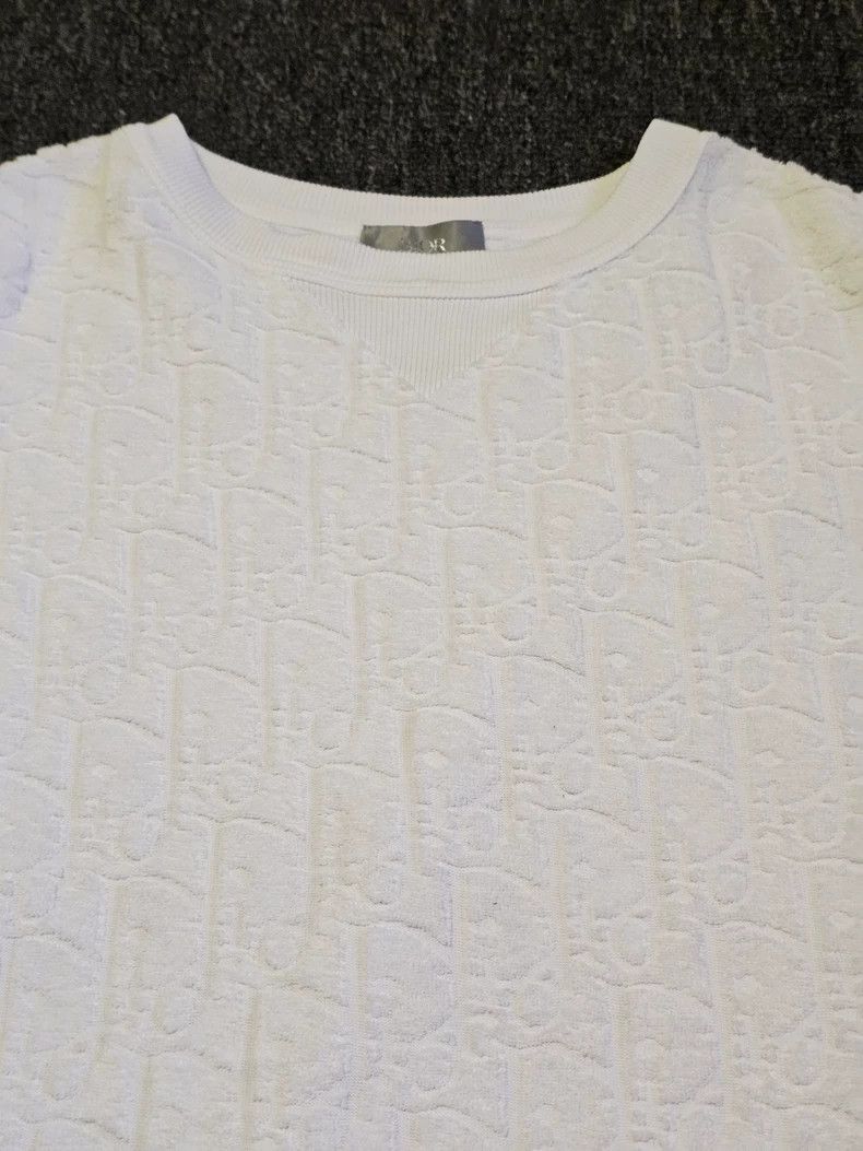 Dior Dior Oversize Terry Cloth Short Sleeve T-Shirt-yf Size US S / EU 44-46 / 1 - 2 Thumbnail