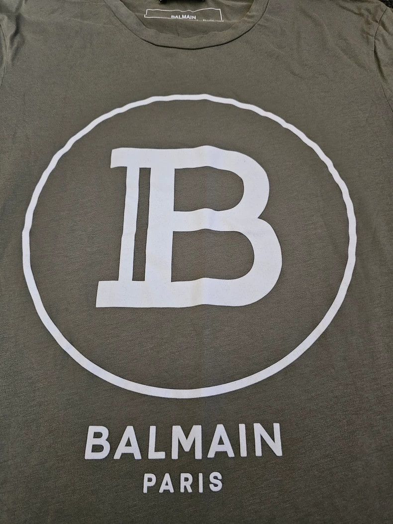 Balmain Balmain Men's Short Sleeve Logo T-Shirt-yf Size US S / EU 44-46 / 1 - 2 Thumbnail