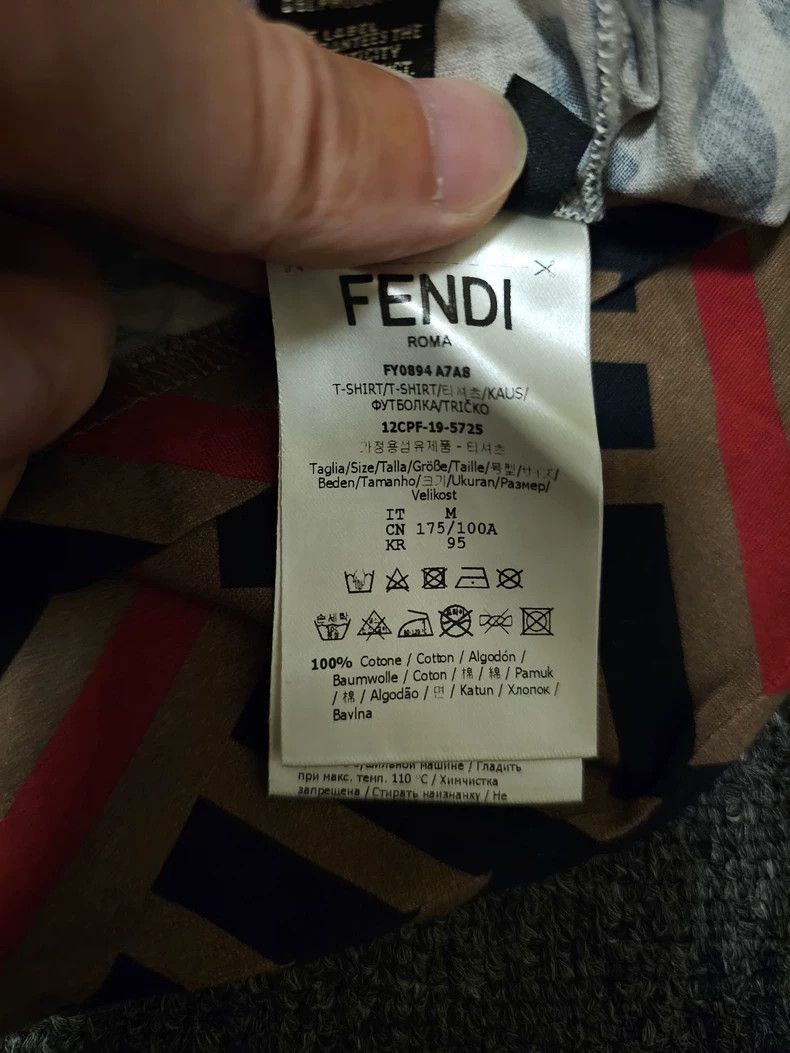 Fendi Fendi All-over Print Short Sleeve T-shirt-yf Size US M / EU 48-50 / 2 - 6 Thumbnail