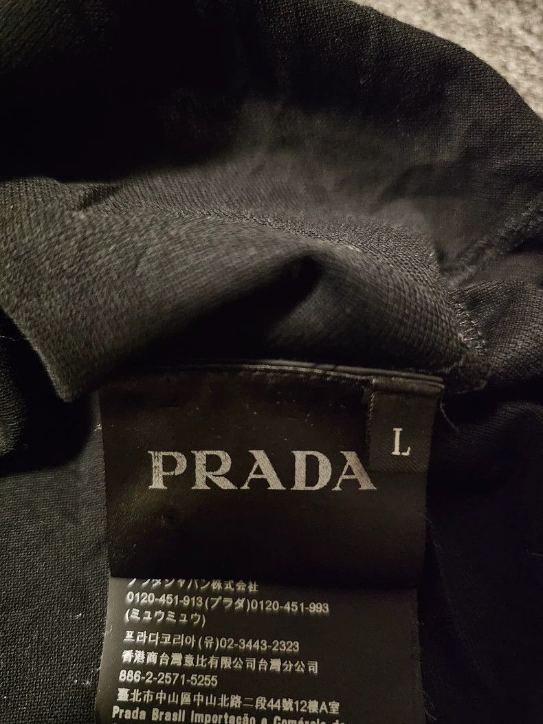 Prada Prada Black Short Sleeve Polo Shirt-yf Size US L / EU 52-54 / 3 - 5 Thumbnail