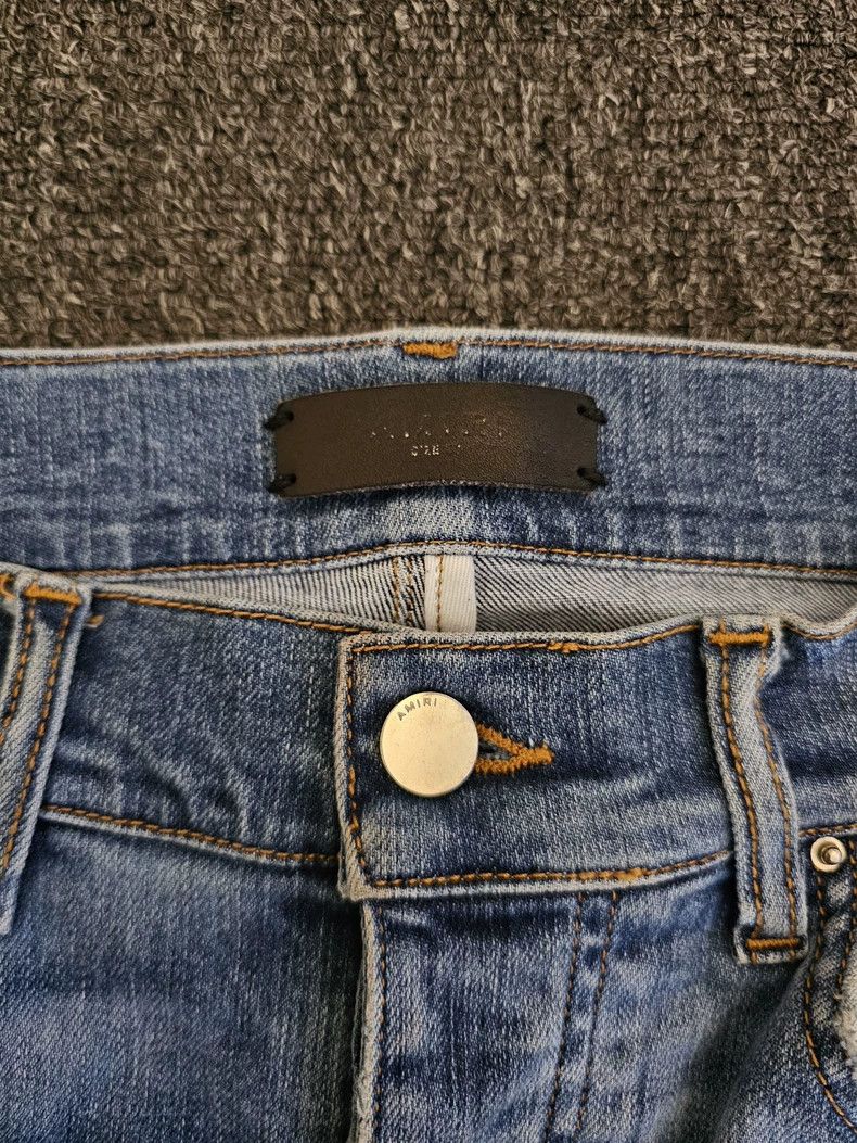 Amiri Amiri Distressed Denim Jeans-yf Size US 33 - 5 Thumbnail