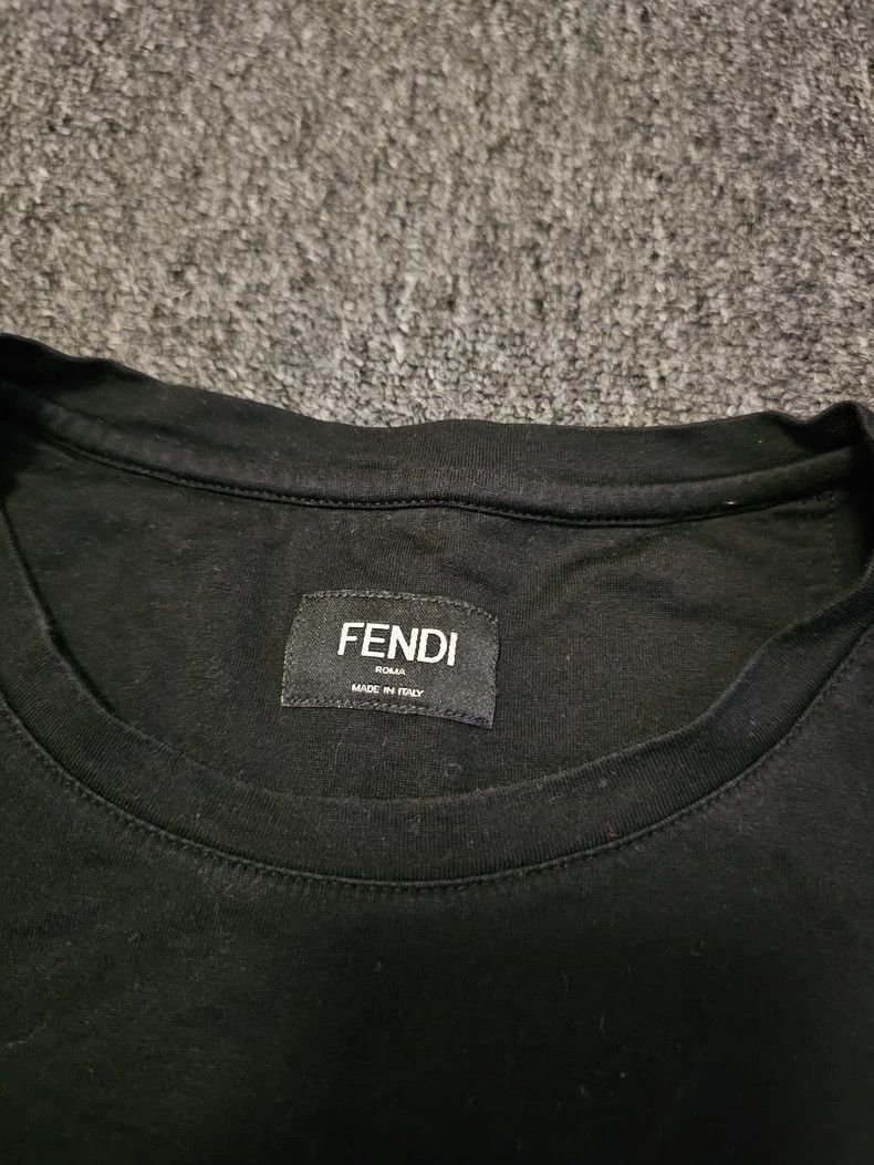 Fendi Fendi FF Embroidered Short Sleeve T-Shirt-yf Size US S / EU 44-46 / 1 - 3 Thumbnail