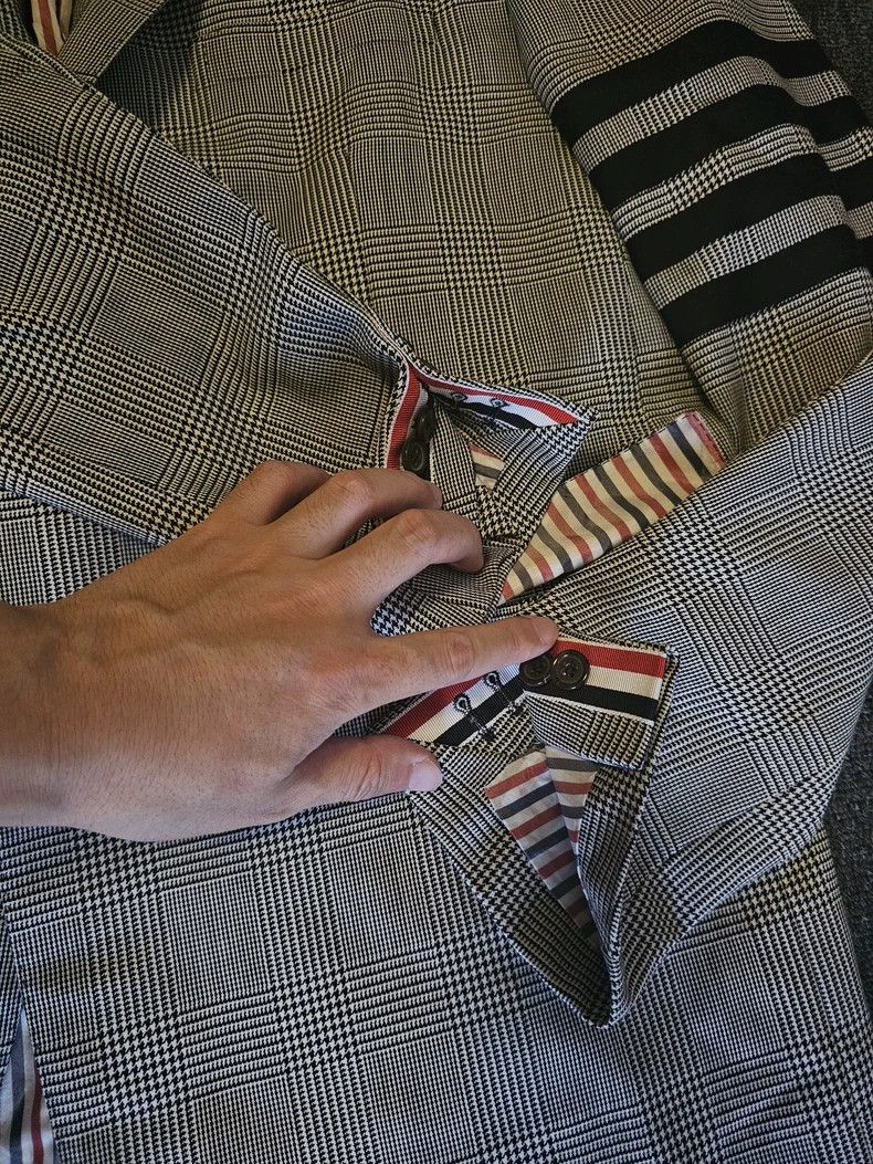 Thom Browne Thom Browne Houndstooth Wool Blazer-yf Size US M / EU 48-50 / 2 - 5 Thumbnail