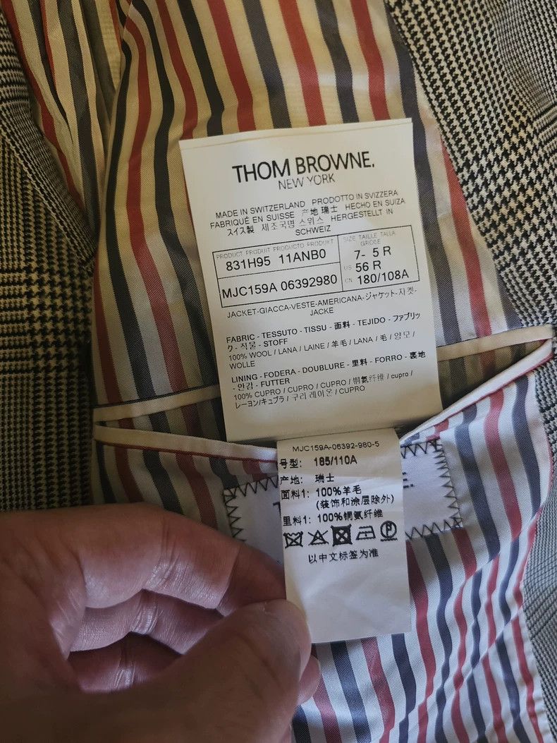 Thom Browne Thom Browne Houndstooth Wool Blazer-yf Size US M / EU 48-50 / 2 - 8 Thumbnail