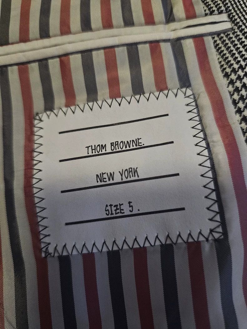 Thom Browne Thom Browne Houndstooth Wool Blazer-yf Size US M / EU 48-50 / 2 - 7 Thumbnail
