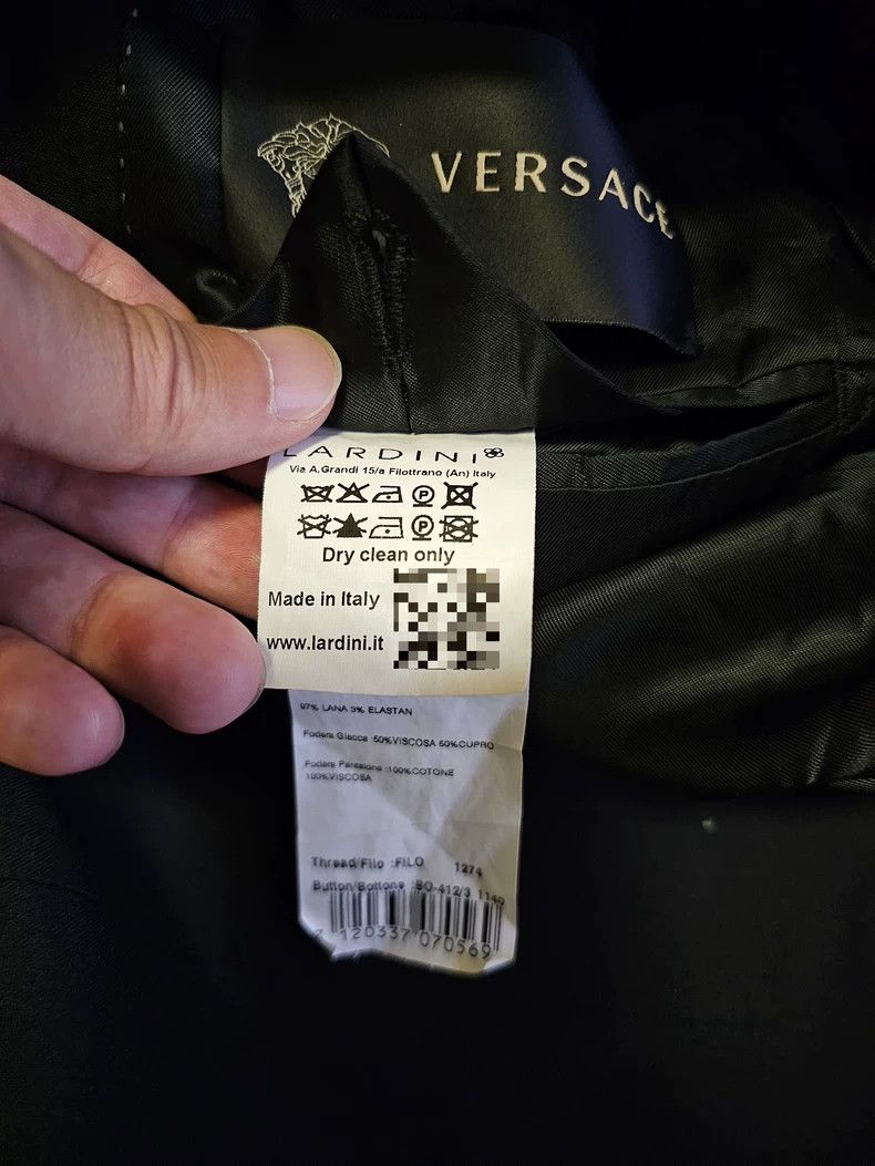 Versace Versace Men's Wool Suit Jacket-yf Size US M / EU 48-50 / 2 - 5 Thumbnail
