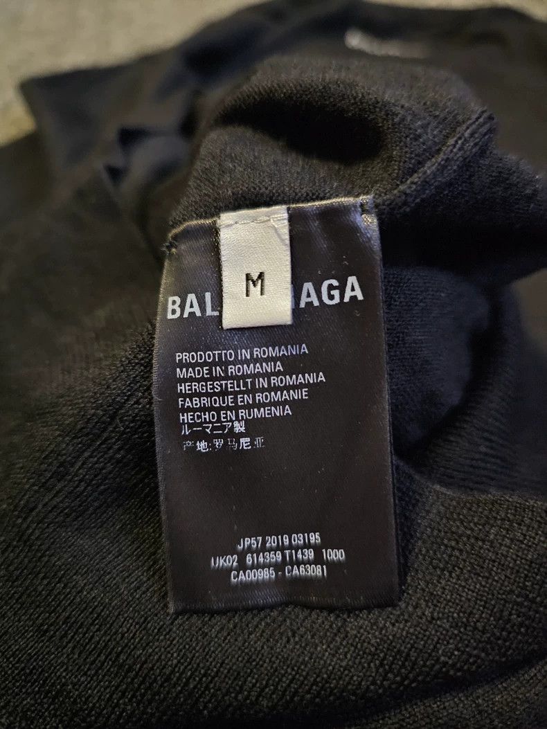 Balenciaga Balenciaga Men's Wool Sweater-yf Size US M / EU 48-50 / 2 - 5 Thumbnail